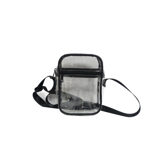clear transparent PVC TPU crossbody bag sport mini bag shoulder bag_1